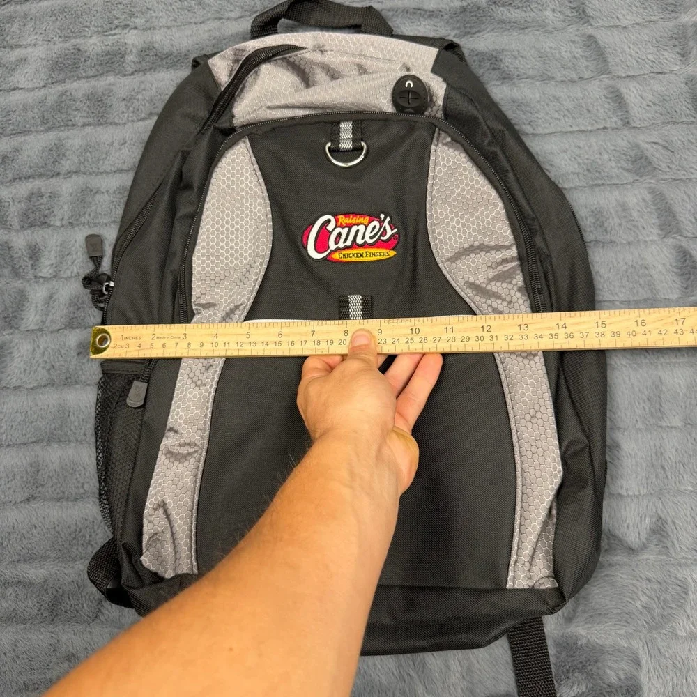 Port and Company Raising Cane's Krewe of Rocckus BTE Backpack Black Grey